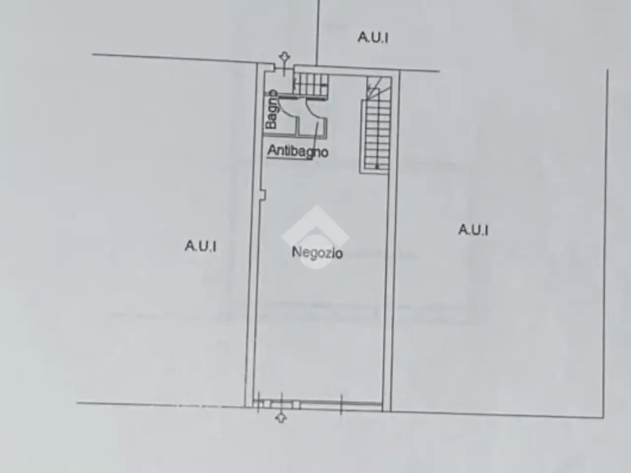 Negozio in Via S. Francesco 9, Mariano Comense, {3} - Planimetria 1