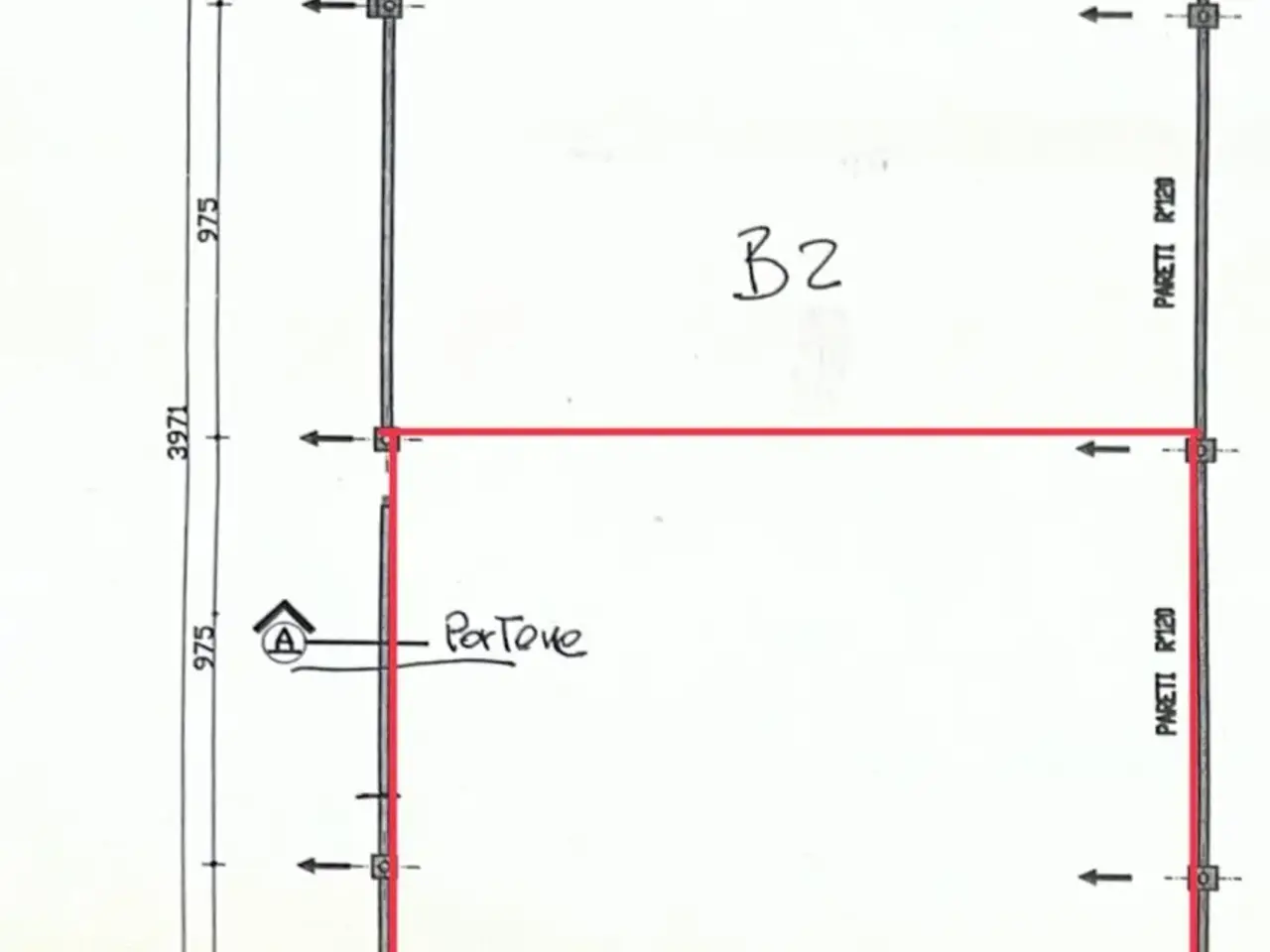 Capannone in Via Sandro Pertini 1, Rondissone, {3} - Planimetria 1