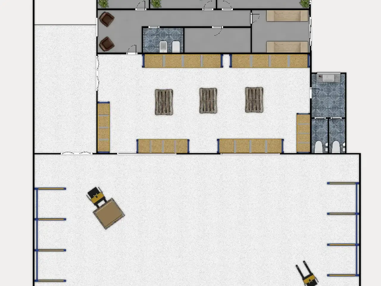 Capannone in Via Olanda, Lecce, {3} - Planimetria 1