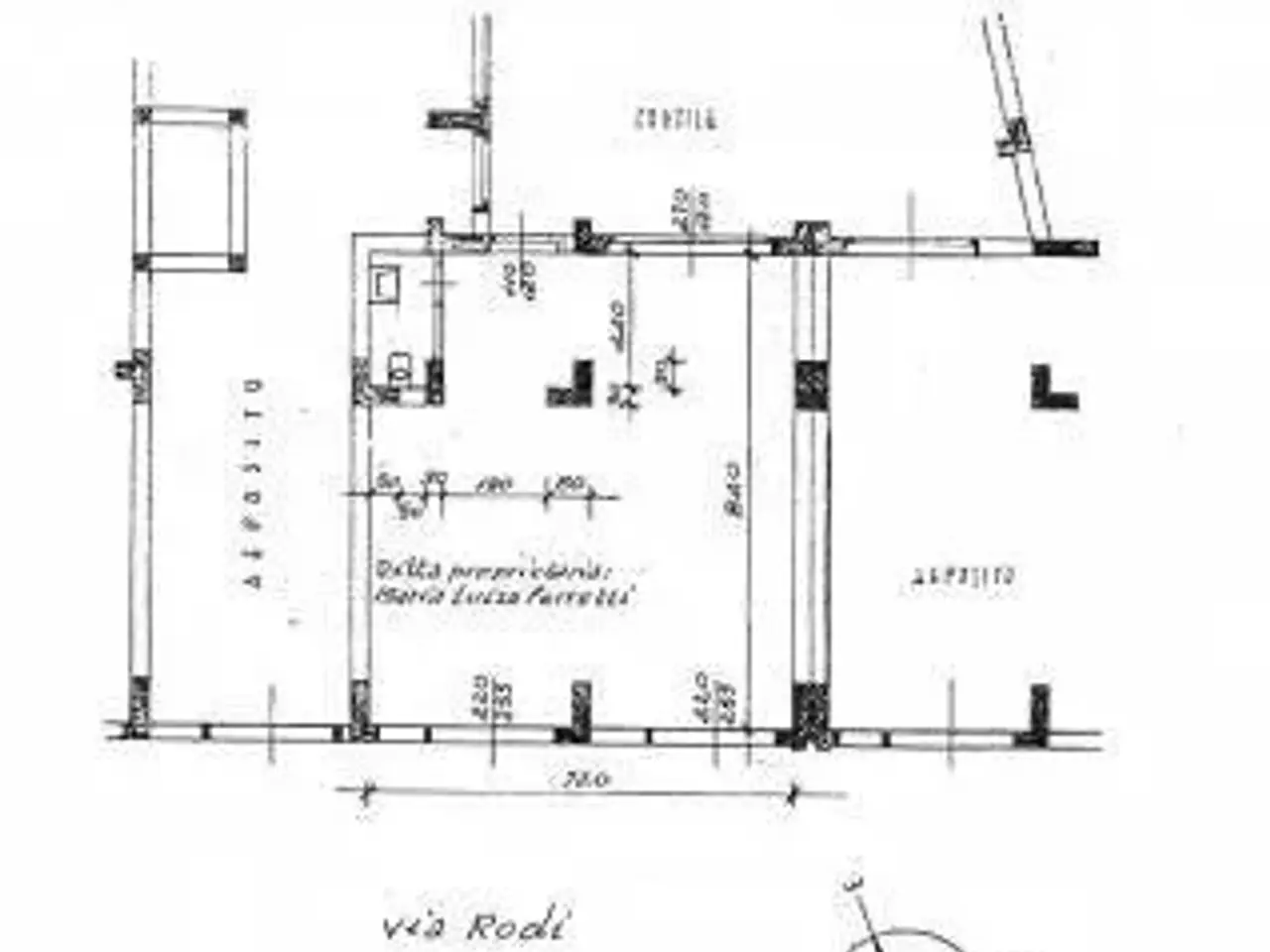 Laboratorio in Via Rodi, Reggio Calabria, {3} - Planimetria 1