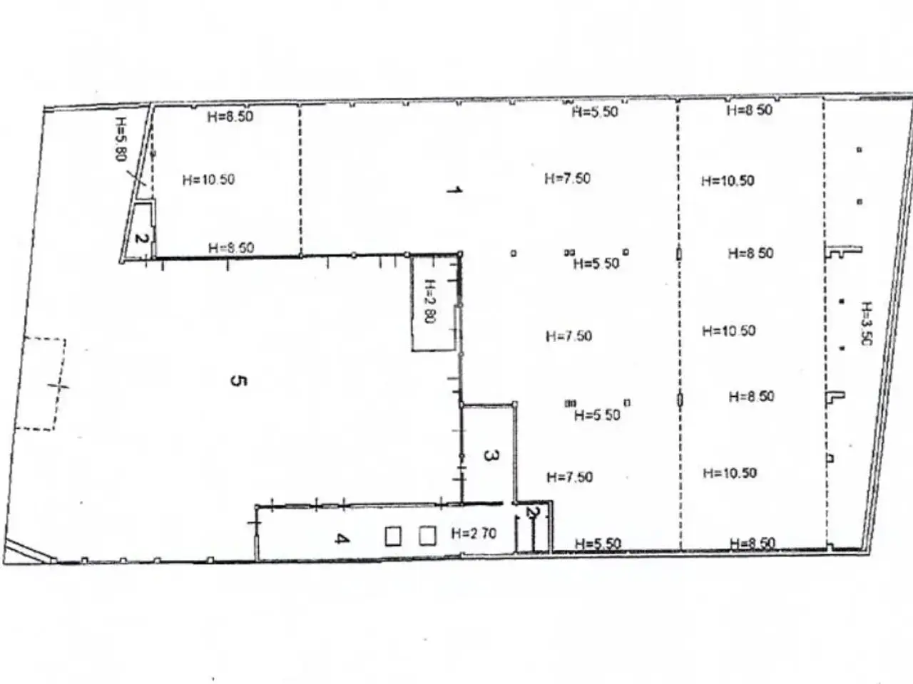 Capannone in Via della Pergola, Lecco, {3} - Planimetria 1