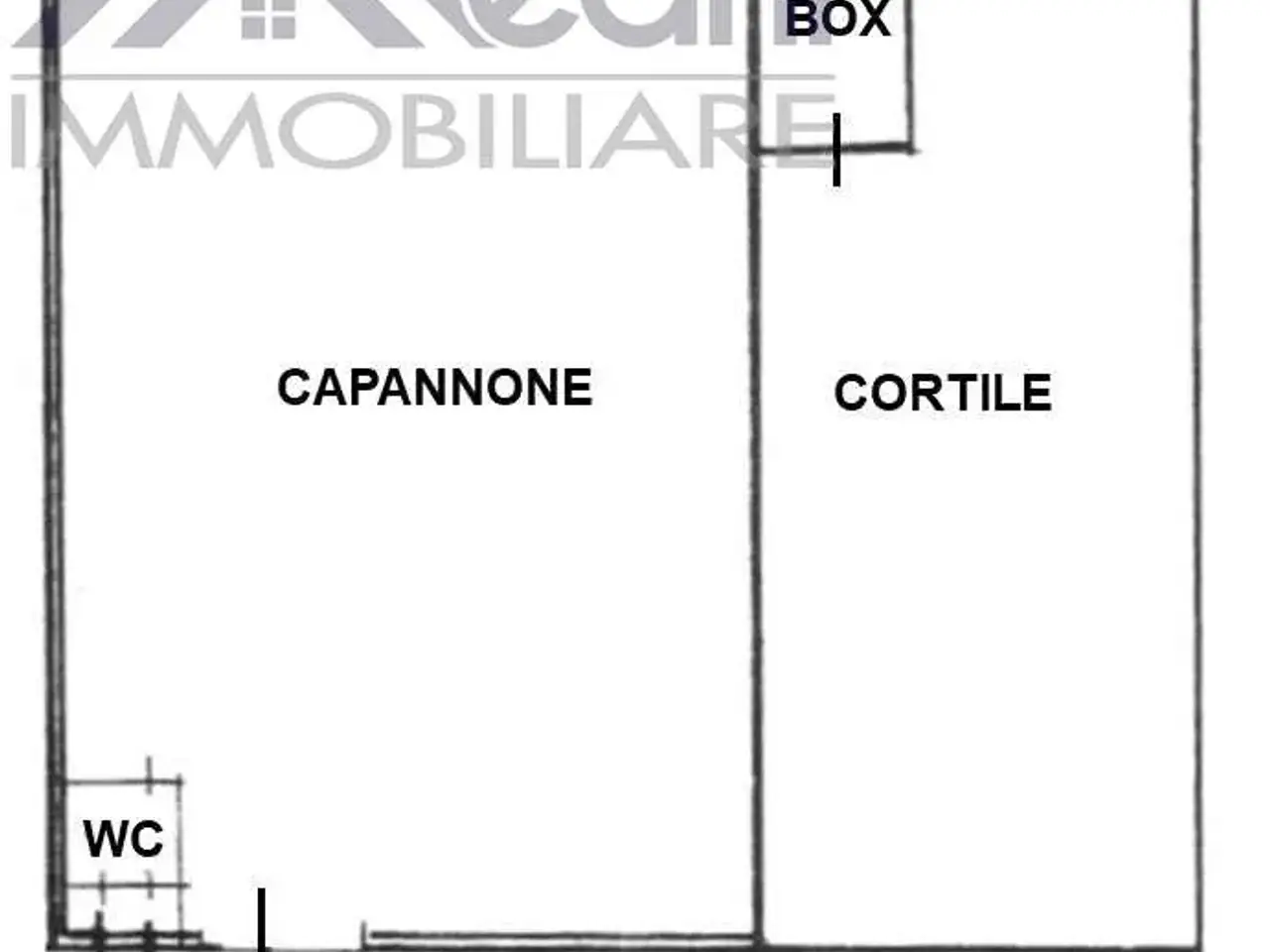 Capannone in Via Caduti, Vidigulfo, {3} - Planimetria 1