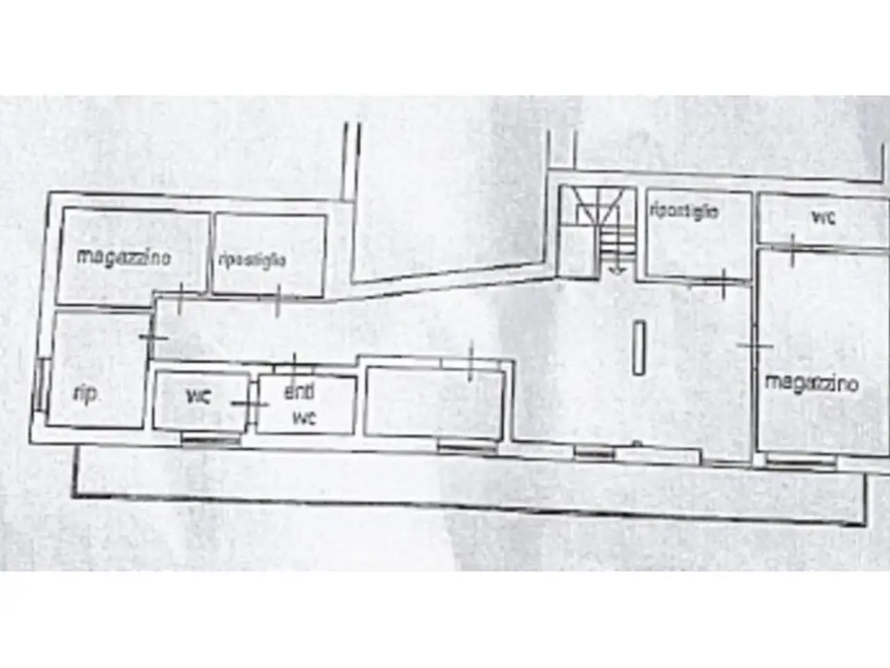 Negozio in Via Papa Giovanni XXIII 1, Palosco, {3} - Planimetria 1