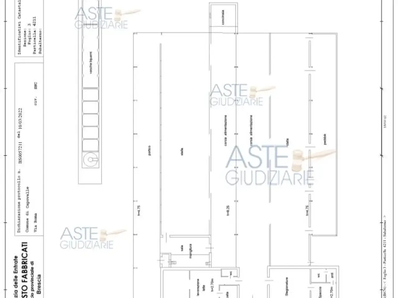 Fabbricato misto in Via Roma, 39, 25070 Capovalle Bs, Italia 39, Capovalle, {3} - Planimetria 1