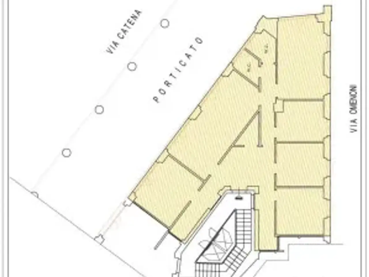 Ufficio in Via degli Omenoni 2, Milano, {3} - Planimetria 1