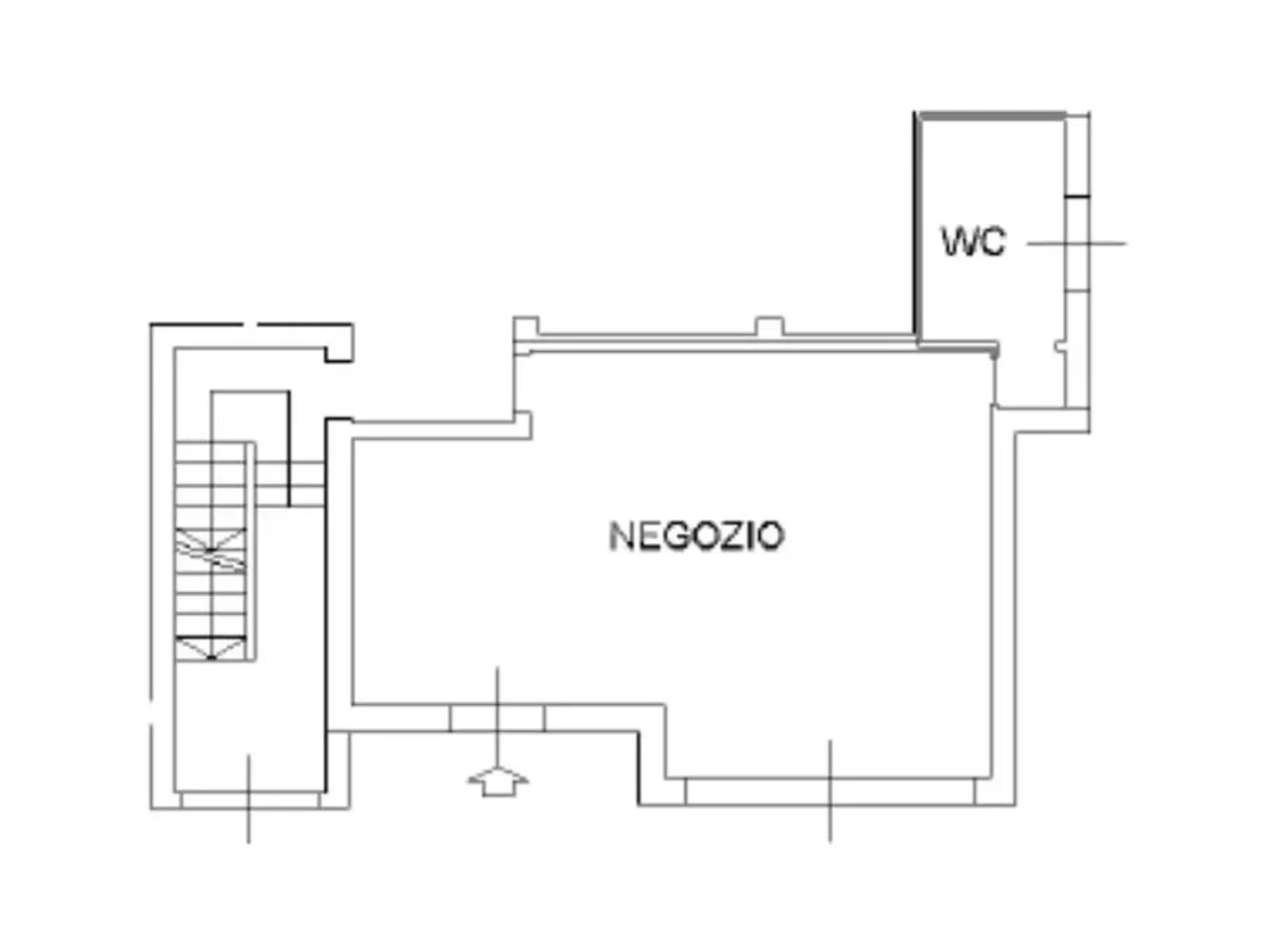 Negozio in Via Liguria 10, Bellusco, {3} - Planimetria 1