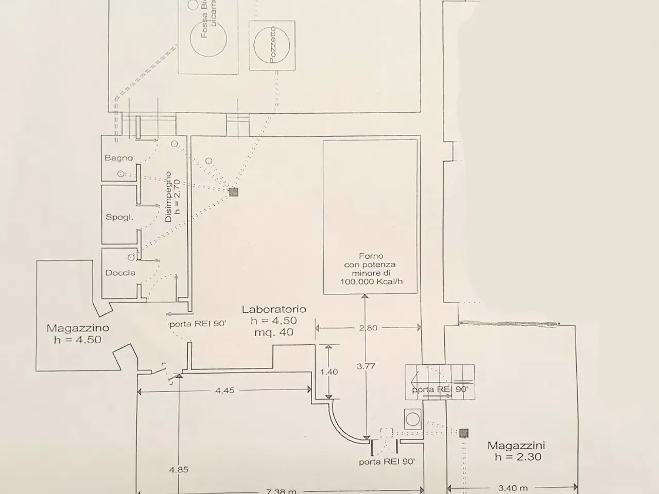 Negozio in Via Fabbroni, Firenze, {3} - Planimetria 1