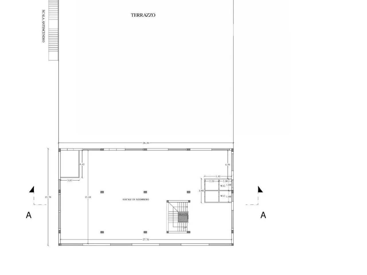 Magazzino in Via Teramo Snc, Manoppello, {3} - Planimetria 1