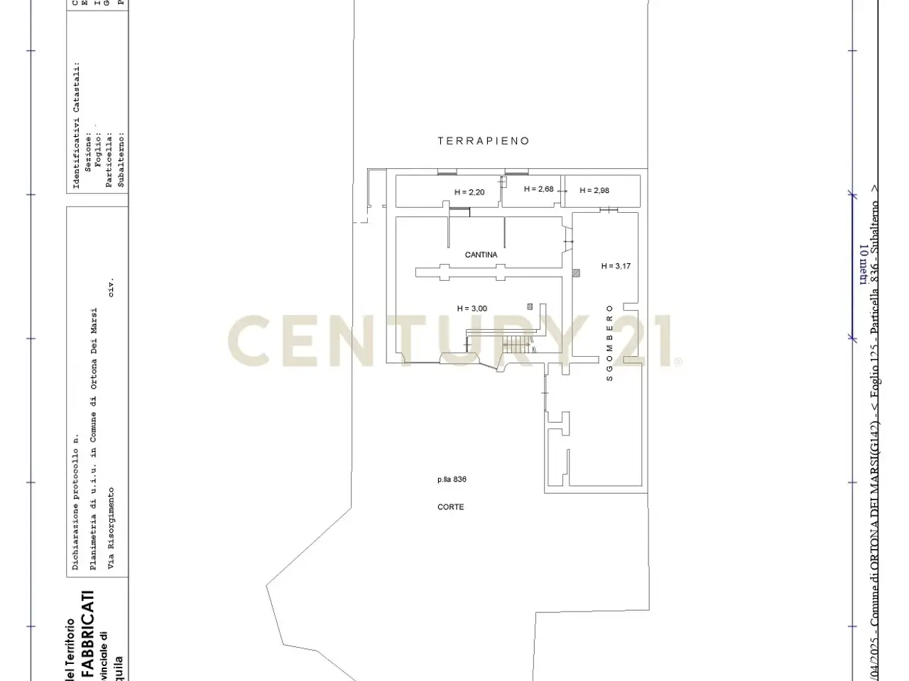 Palazzina commerciale in Aschi, Ortona Dei Marsi, {3} - Planimetria 1