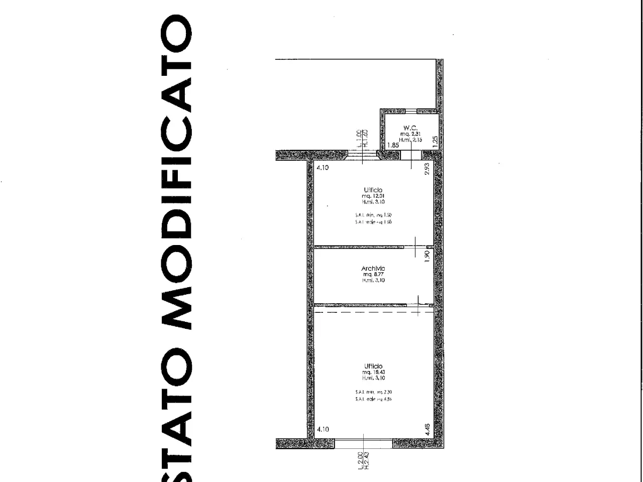 Locale commerciale in , Certaldo, {3} - Planimetria 1
