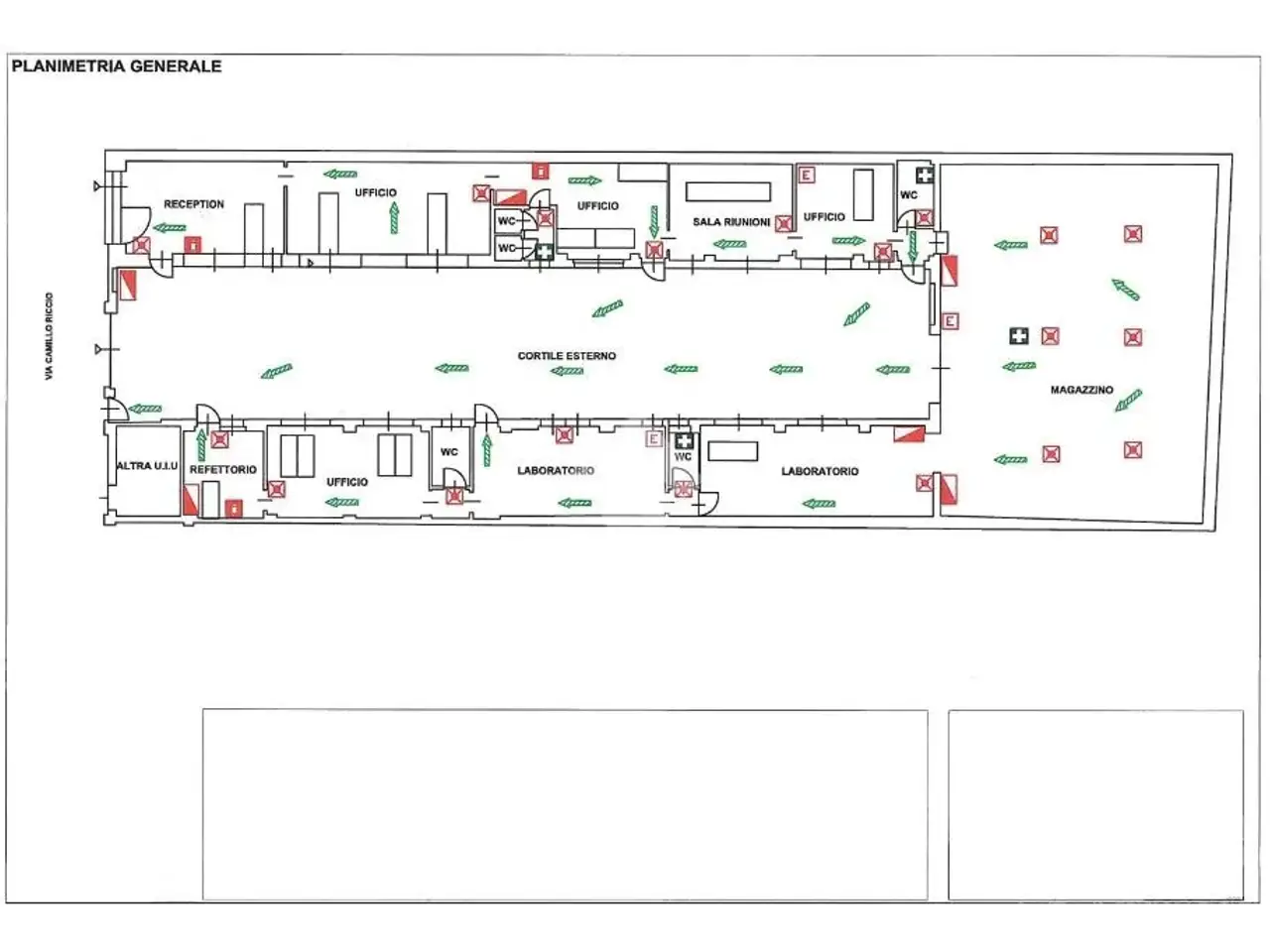 Laboratorio in Via Camillo Riccio 72, Torino, {3} - Planimetria 1