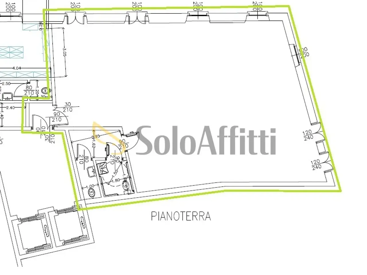 Ufficio in , Gallarate, {3} - Planimetria 1