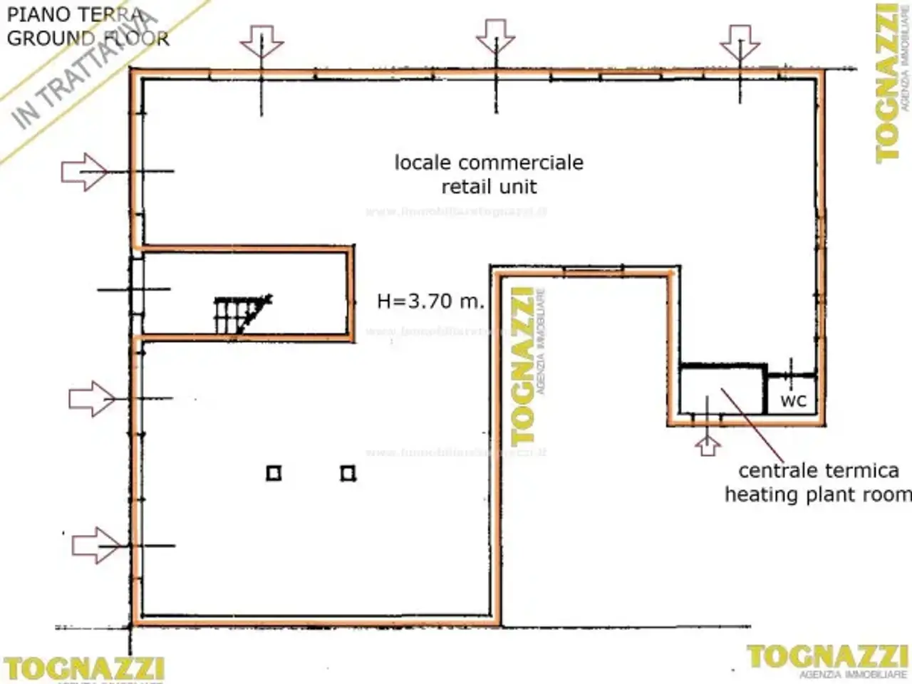 Negozio in Zona Vicinanze Centro, Certaldo, {3} - Planimetria 1