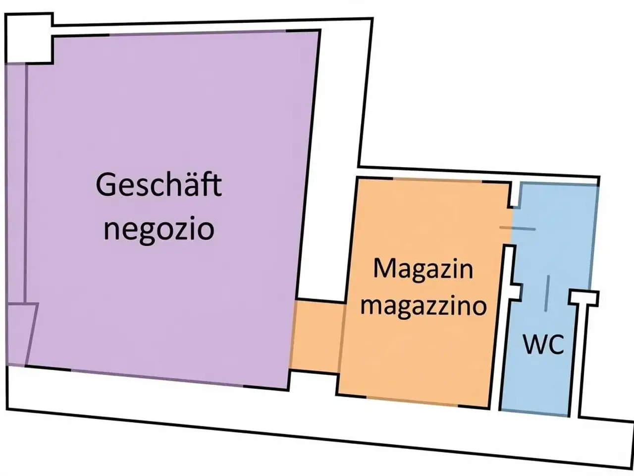 Esercizio commerciale in Via Geizkofler, Vipiteno, {3} - Planimetria 1