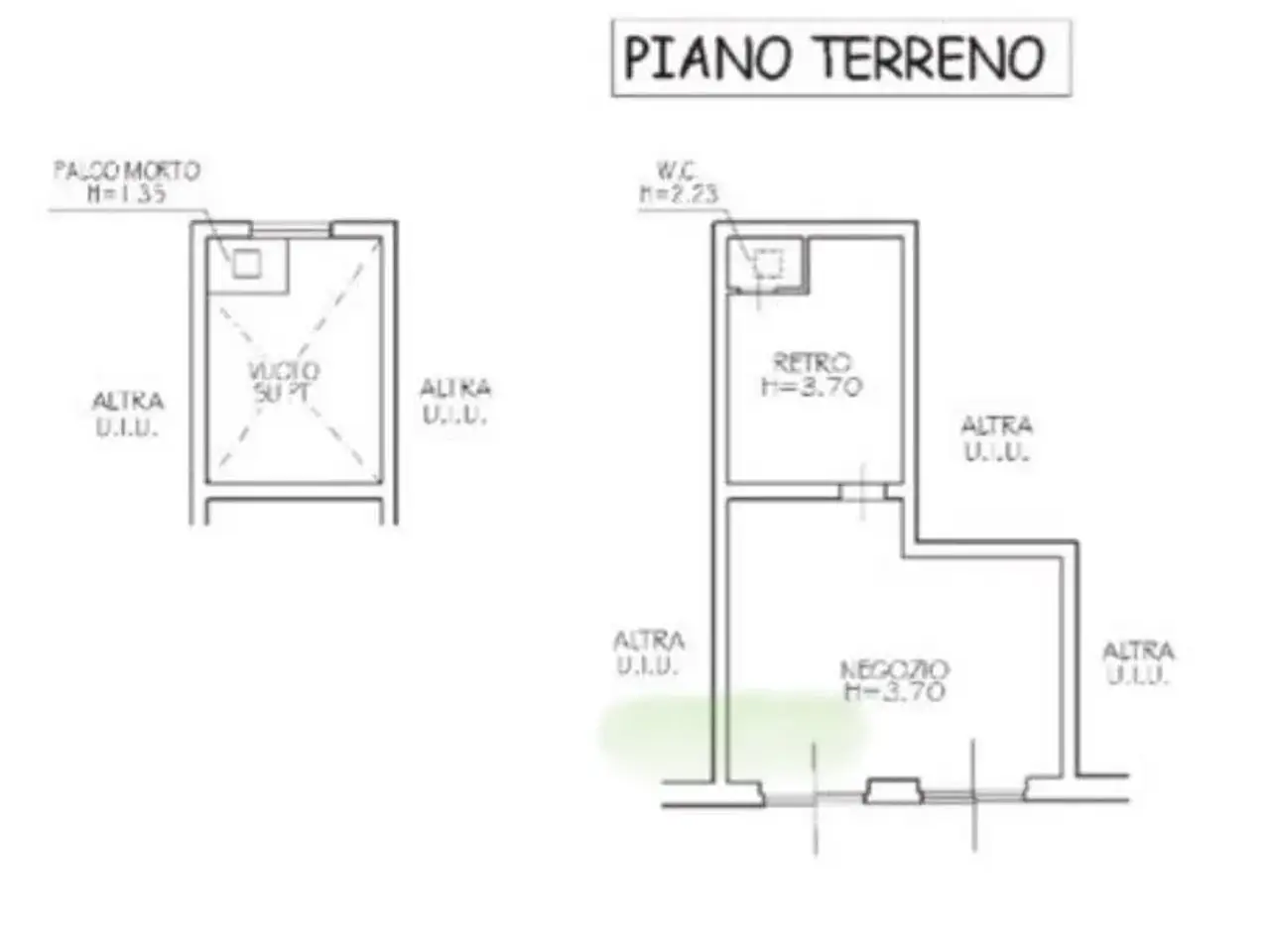 Negozio in Via Ulivelli, Firenze, {3} - Planimetria 1