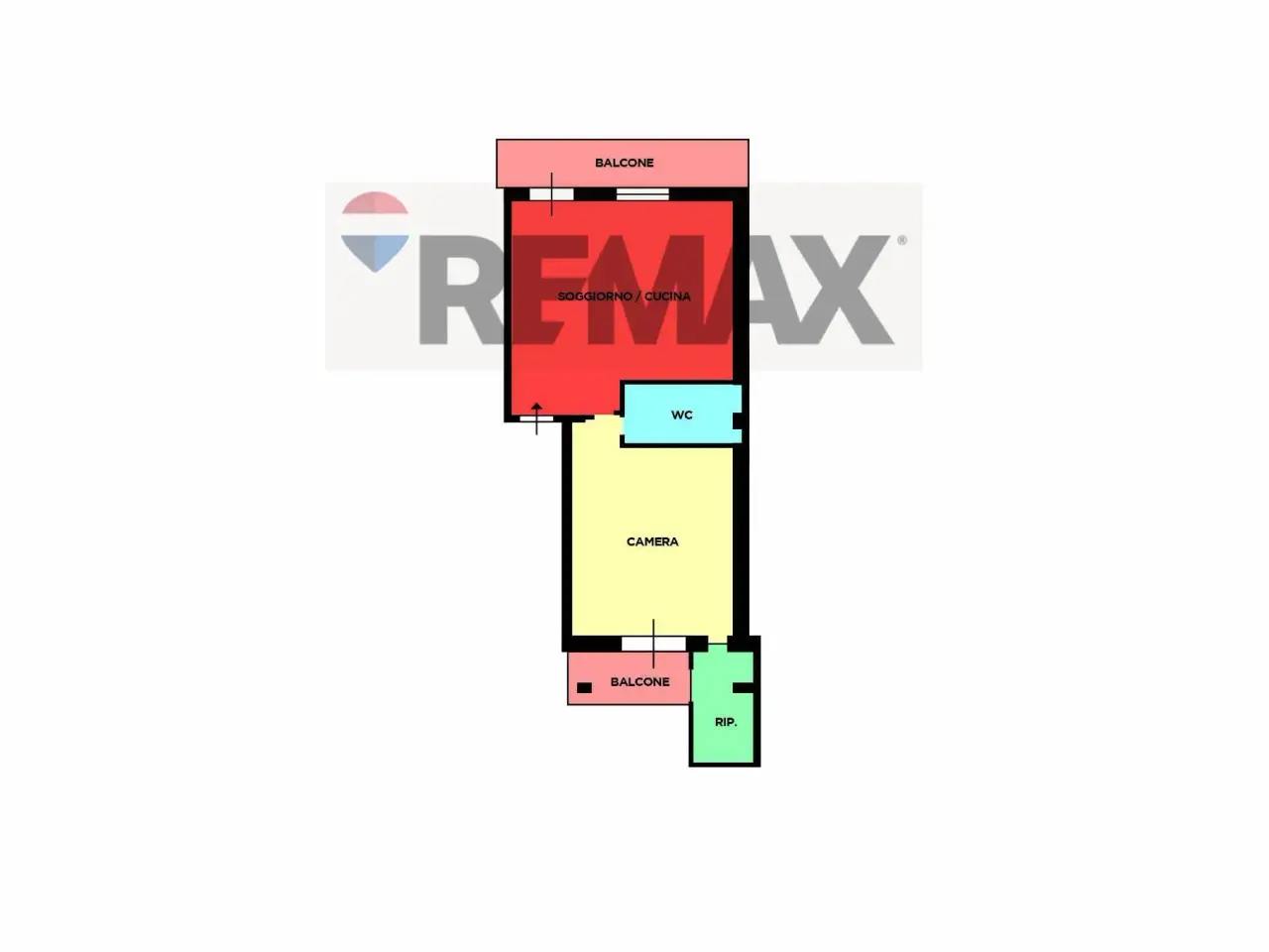 Ufficio in Via Alessandro Manzoni 229, San Giorgio A Cremano, {3} - Planimetria 1