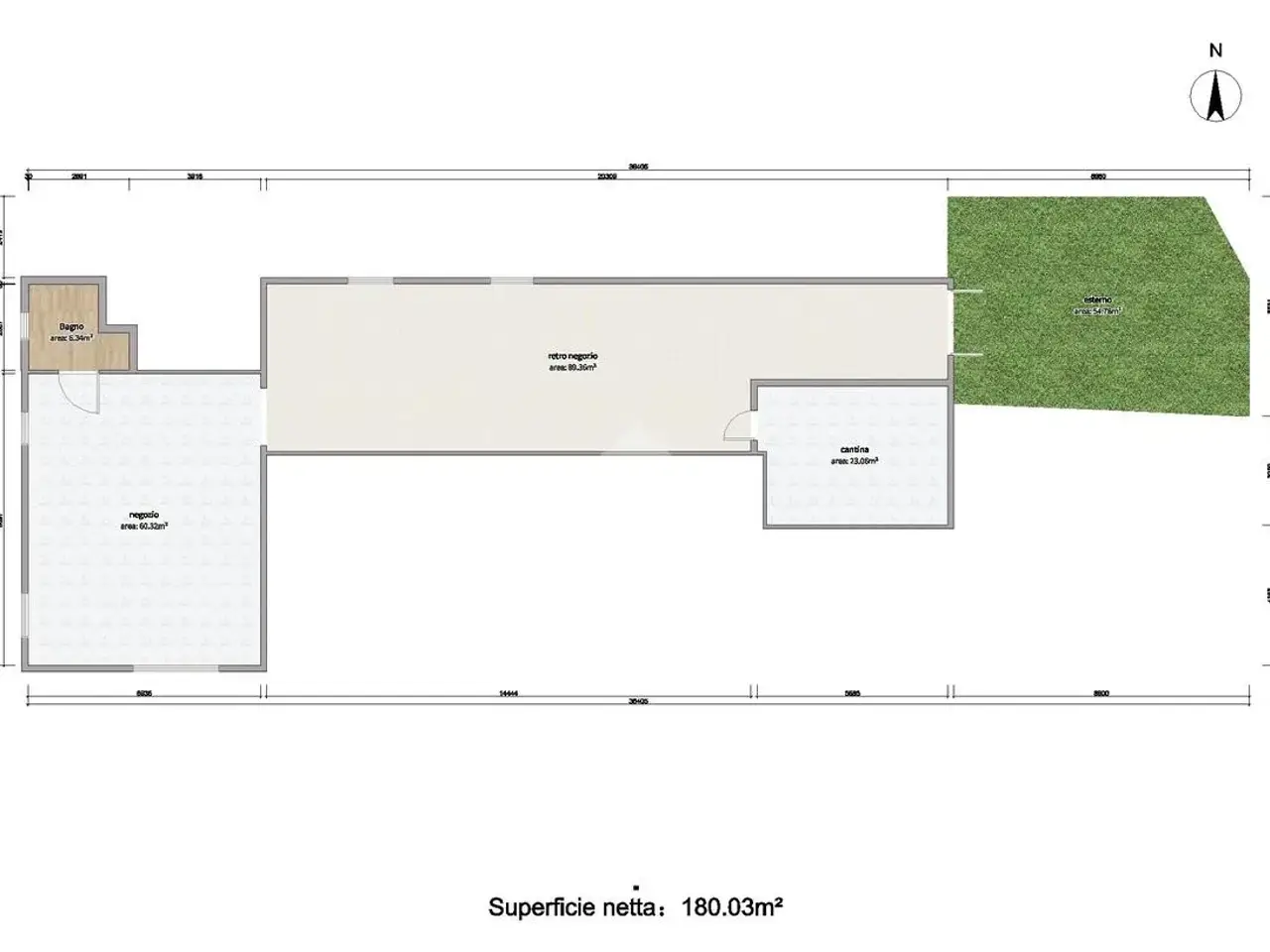 Ufficio in Via F. Glisenti 22, Villa Carcina, {3} - Planimetria 1
