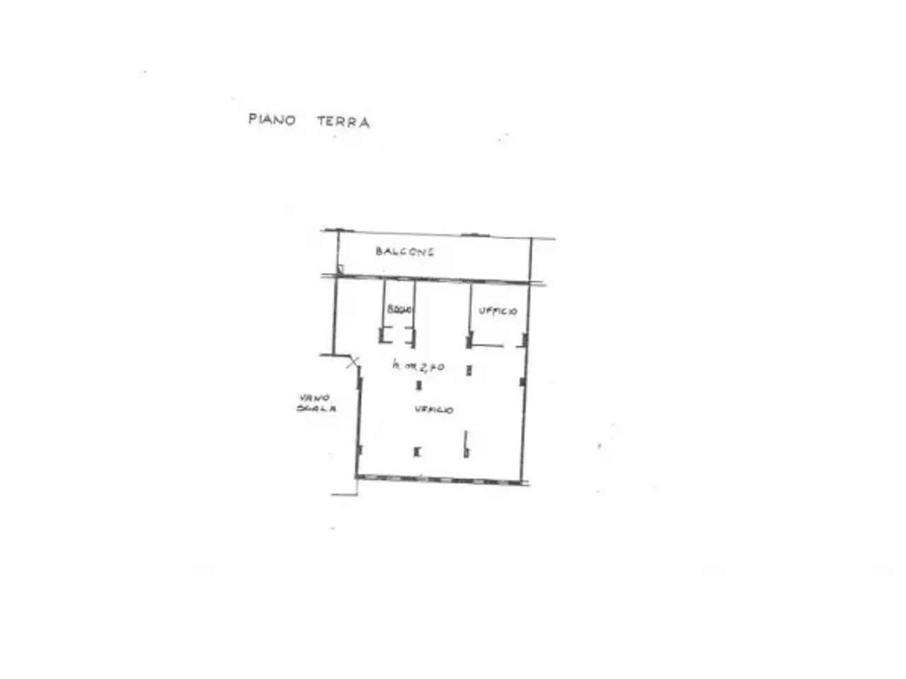 Ufficio in Via Giuseppe Chicco 24, Vercelli, {3} - Planimetria 1