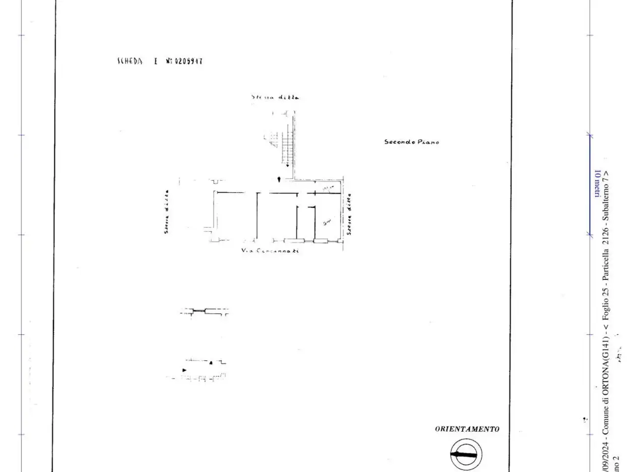 Quadrilocale in vendita, Via Florideo Cincinnati 2, Ortona - Planimetria 1