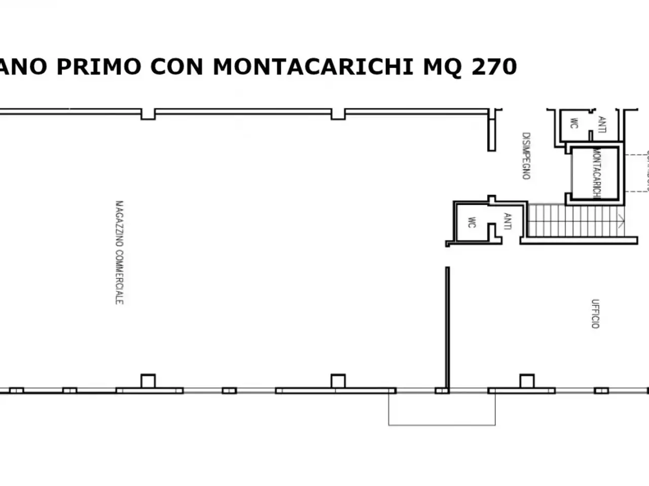 Capannone in , Vigonza, {3} - Planimetria 1