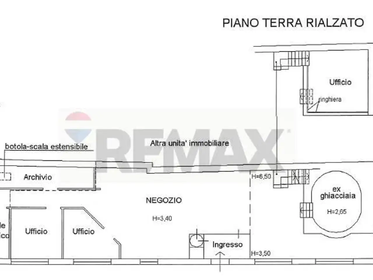 Negozio in Piazza Baracca 18, Buscate, {3} - Planimetria 1