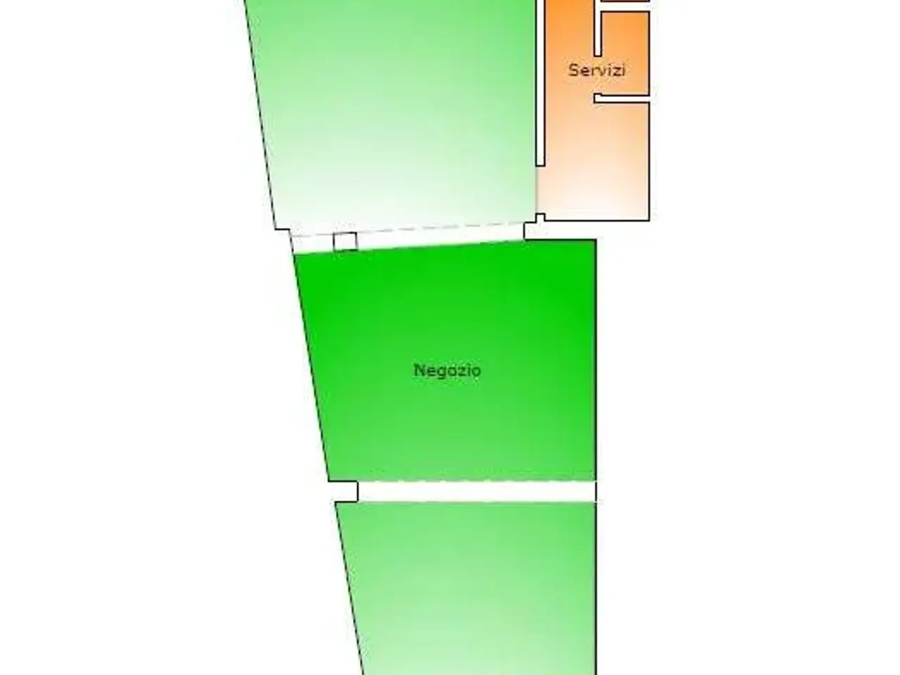Negozio in Via Olivi 25, Venezia, {3} - Planimetria 1