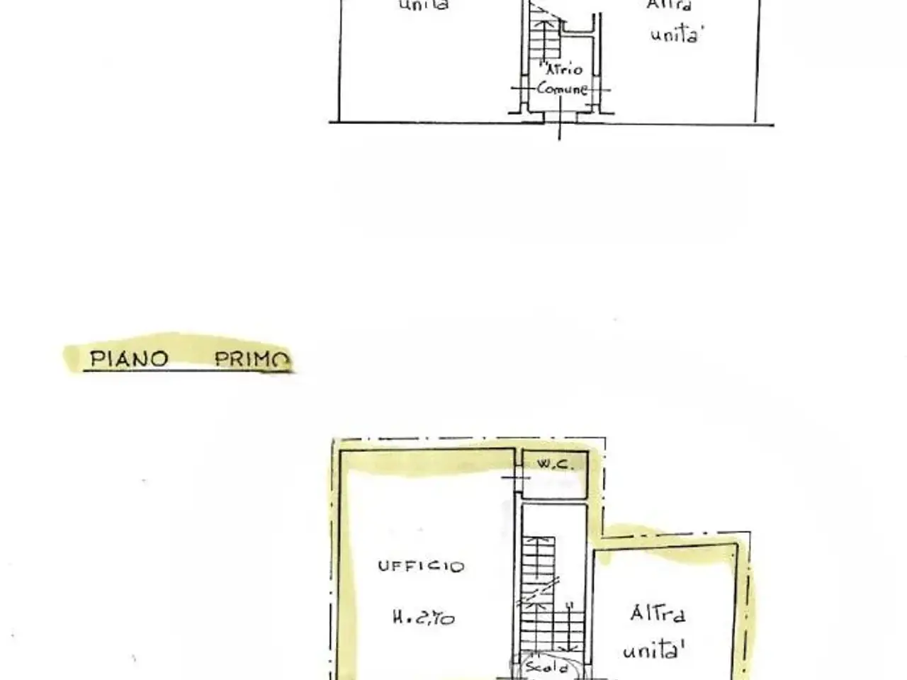 Ufficio in Via Giuseppe Zanardelli, Carpenedolo, {3} - Planimetria 1