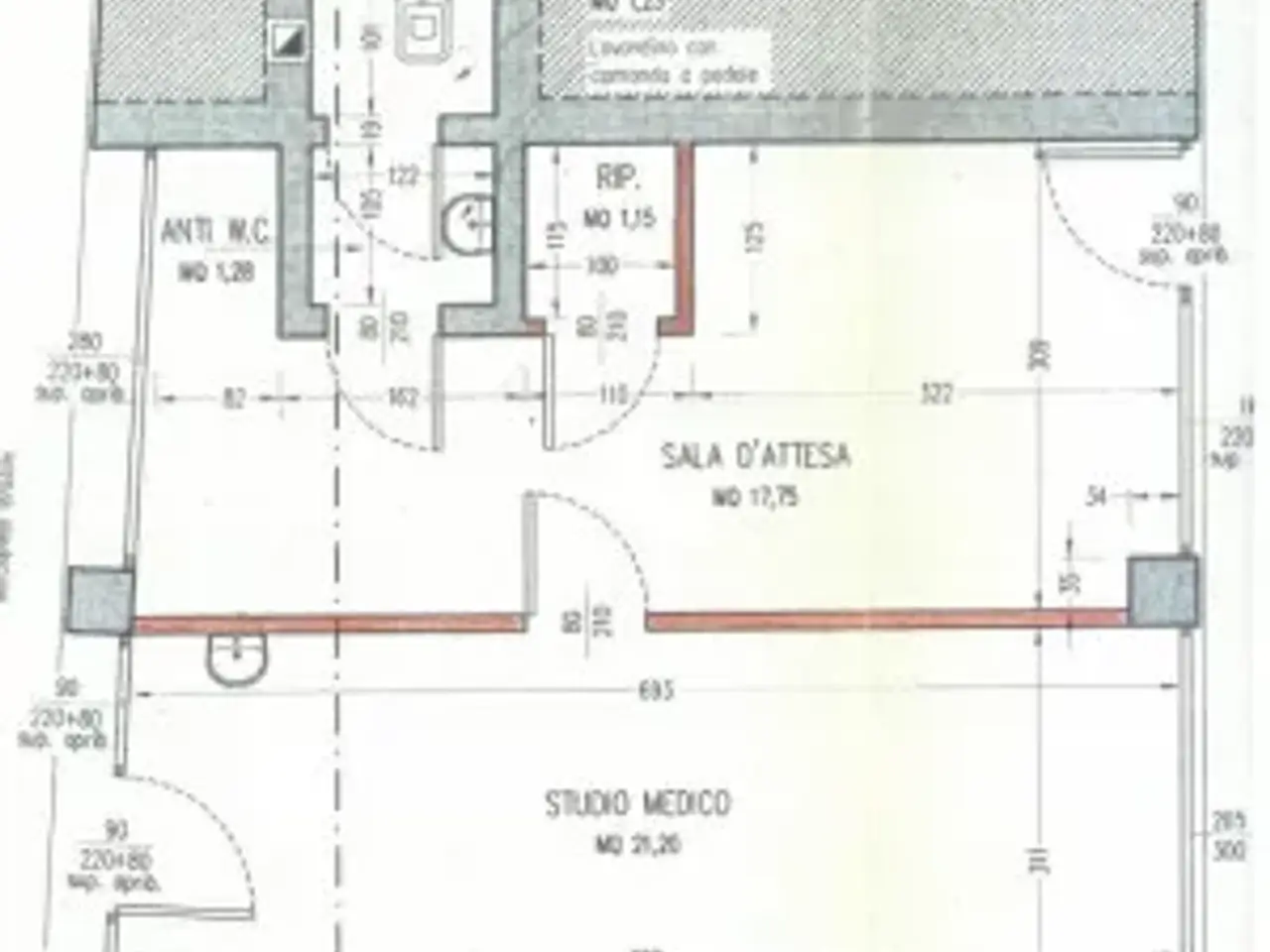 Negozio in Corso Giuseppe Mazzini 86, Adria, {3} - Planimetria 1