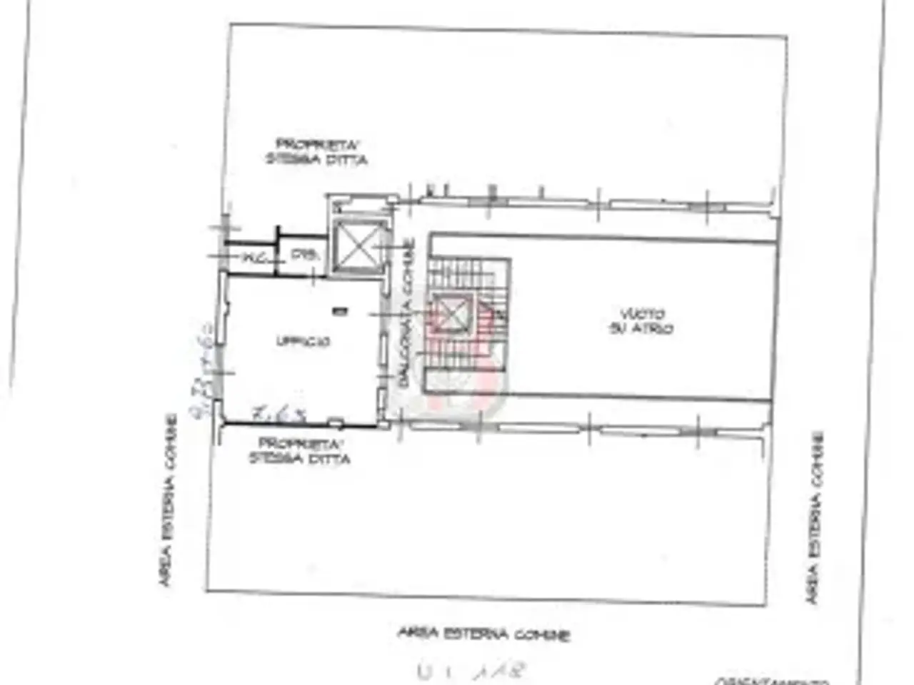 Ufficio in Piazzale Schumm, Alpignano, {3} - Planimetria 1