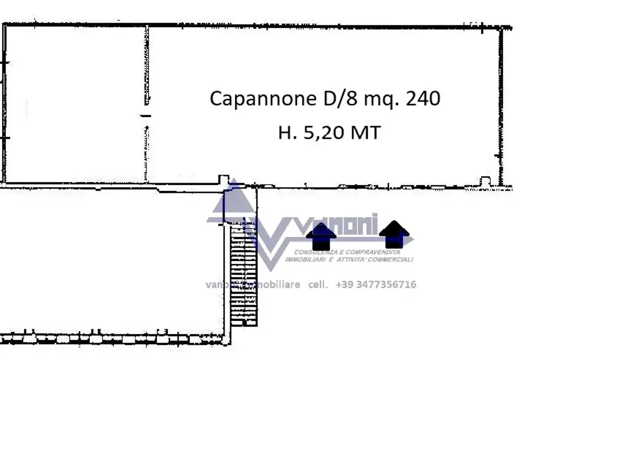 Capannone in Via Marconi, Seriate, {3} - Planimetria 1