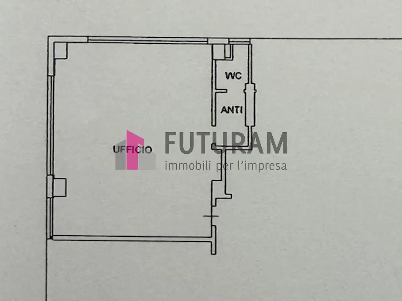 Ufficio in Via Longhin 1, Padova, {3} - Planimetria 1