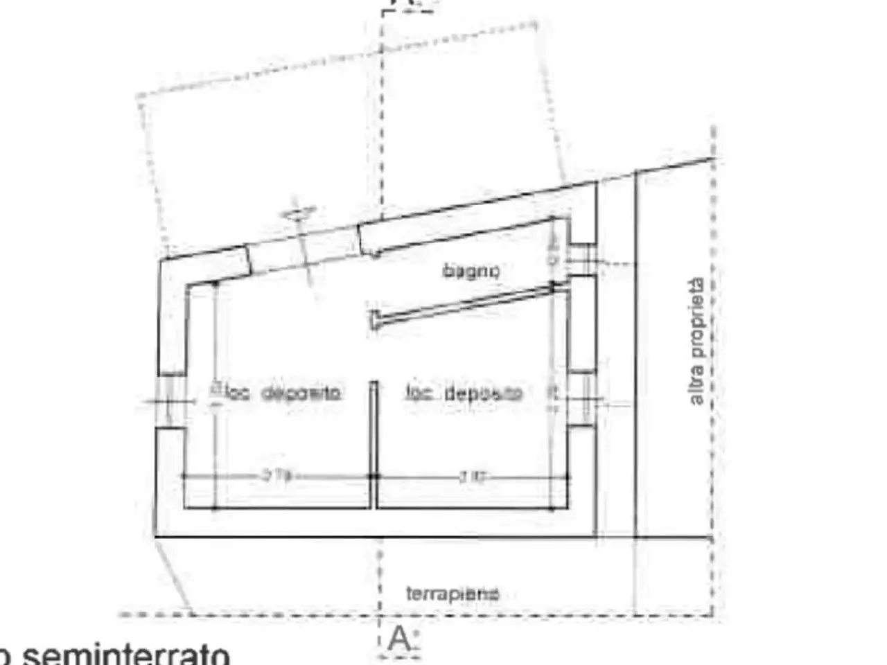 Negozio in Via Sarzanese, Lucca, {3} - Planimetria 1