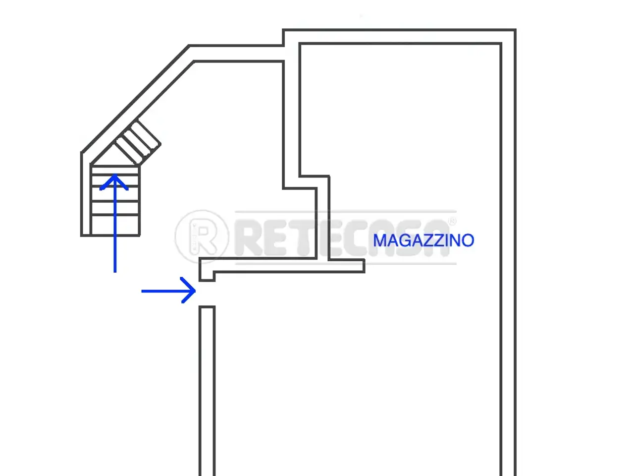 Magazzino in Via Divisione Julia  18/19, Manzano, {3} - Planimetria 1