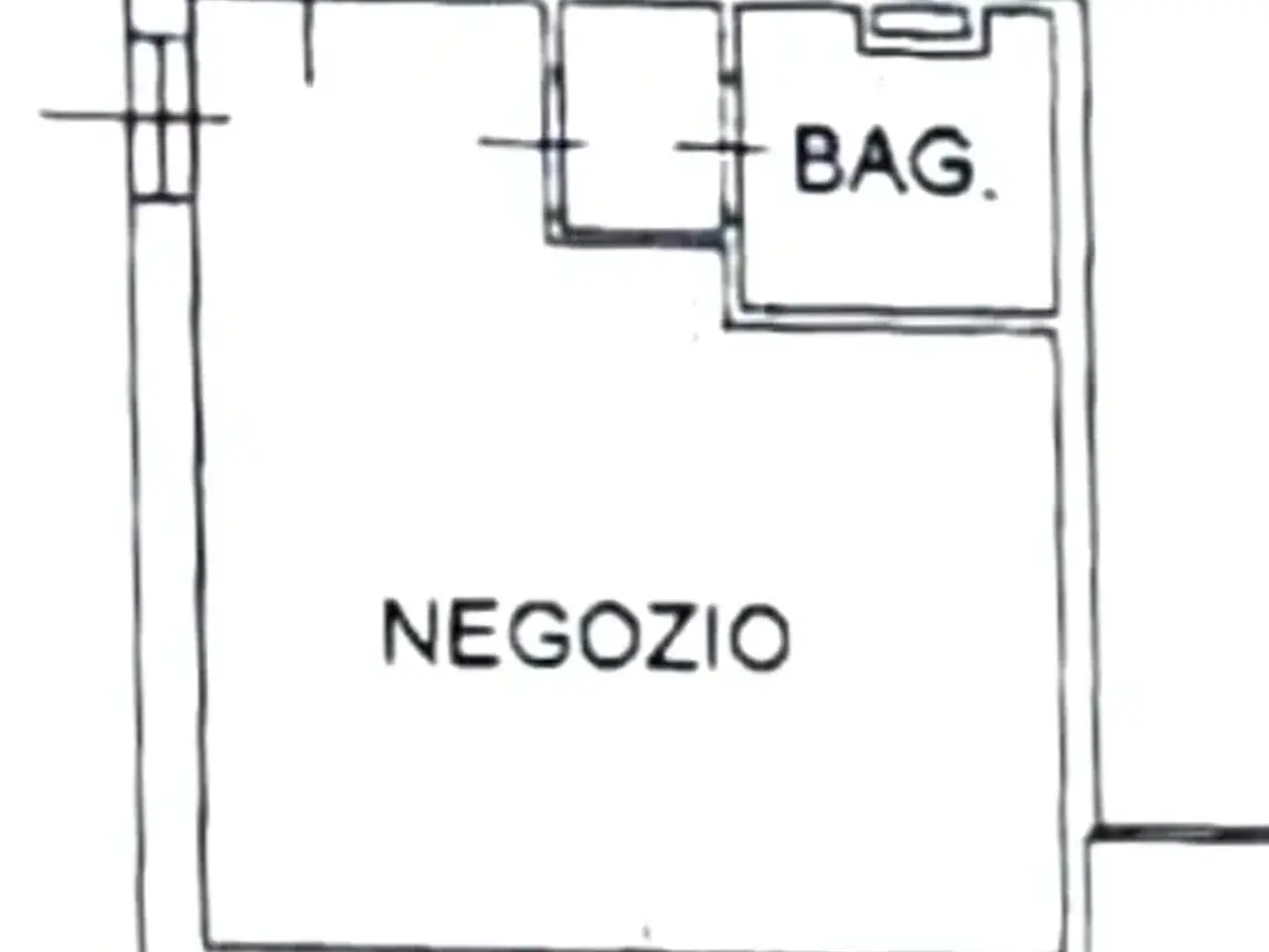 Negozio in Via Dolci, Milano, {3} - Planimetria 1