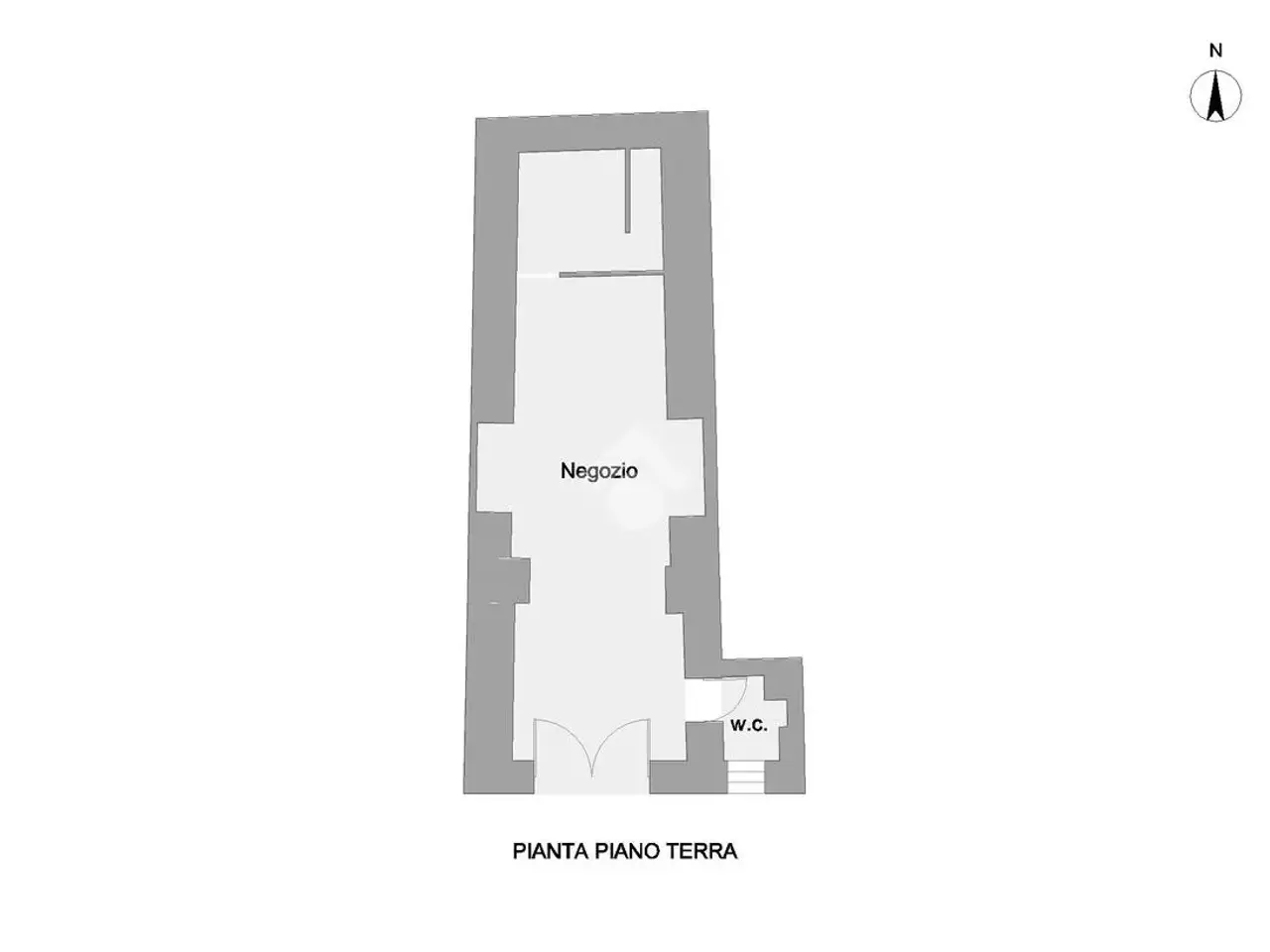 Negozio in Via Guglielmo Marconi 13, Notaresco, {3} - Planimetria 1