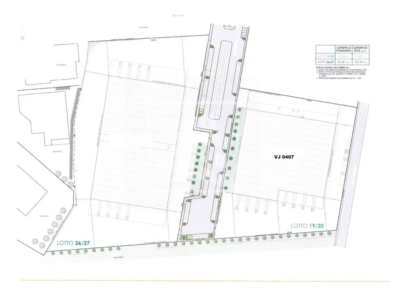 Capannone in Via del Progresso, Correggio, {3} - Planimetria 1