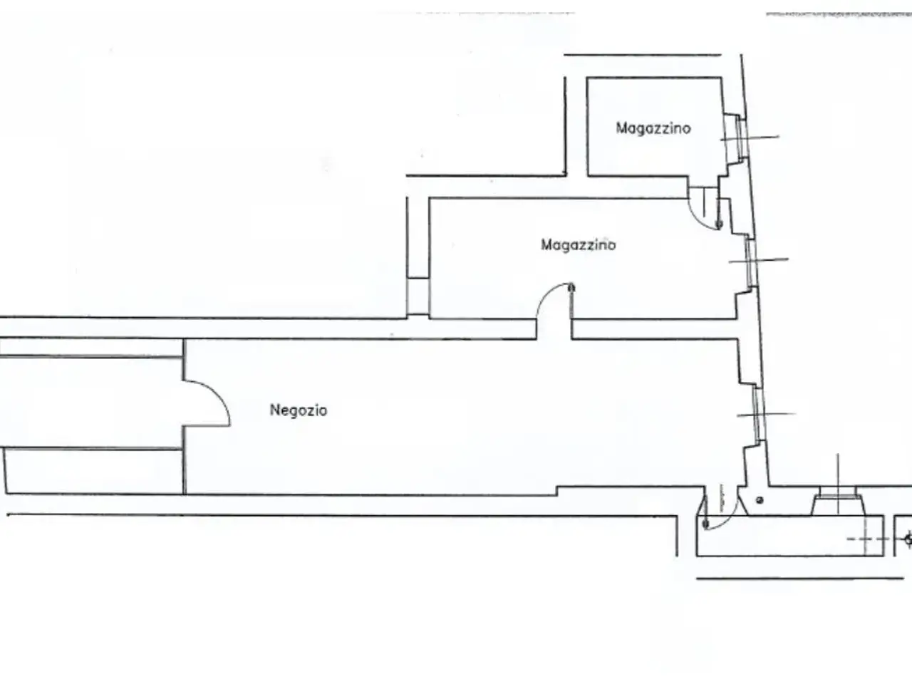 Negozio in Via Vittorio Emanuele, Zogno, {3} - Planimetria 1