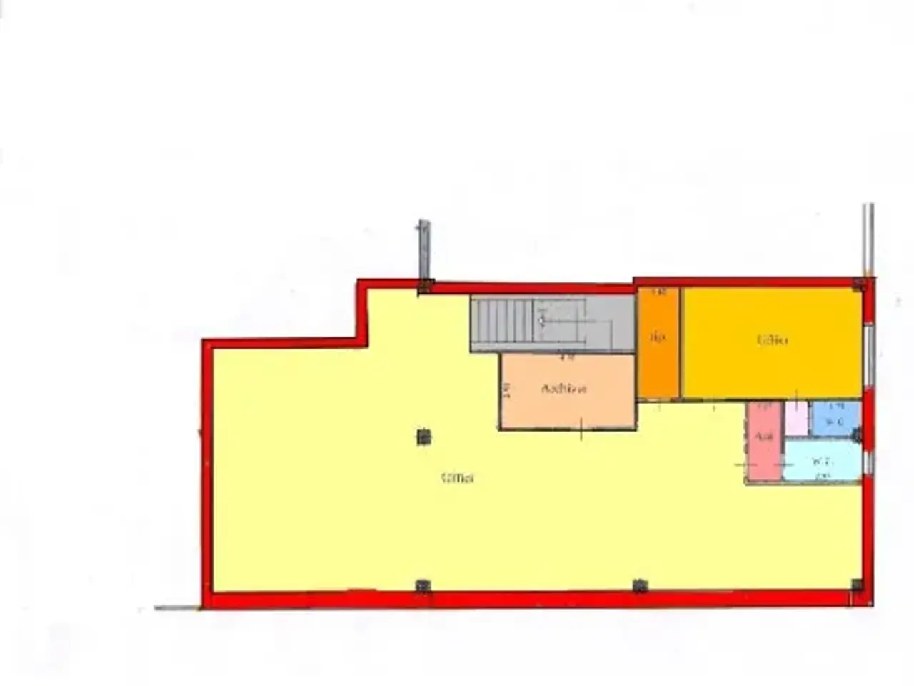 Ufficio in Via del Capannone 473, Monsummano Terme, {3} - Planimetria 1