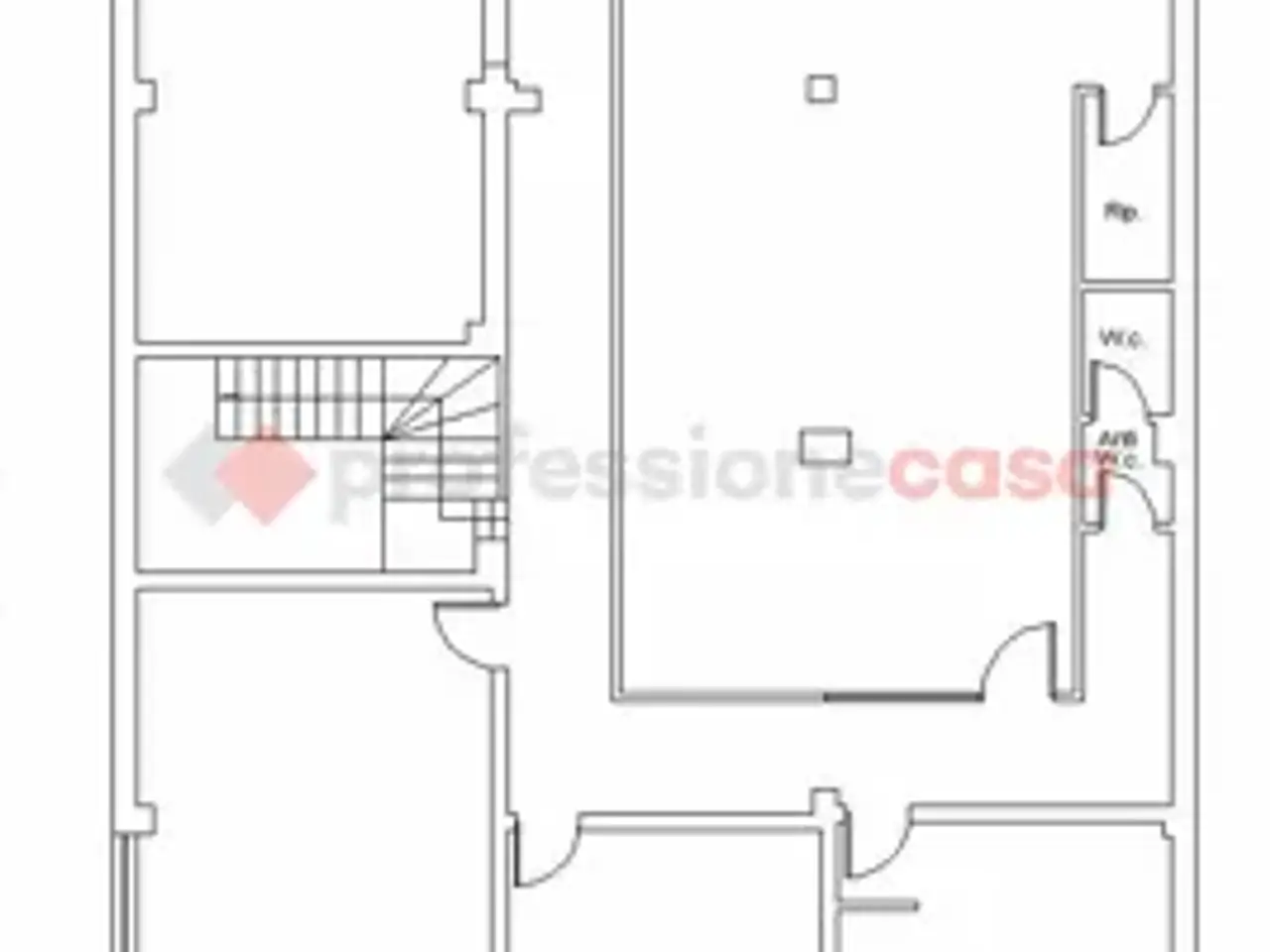 Negozio in Via di Borghesiana, Roma, {3} - Planimetria 1