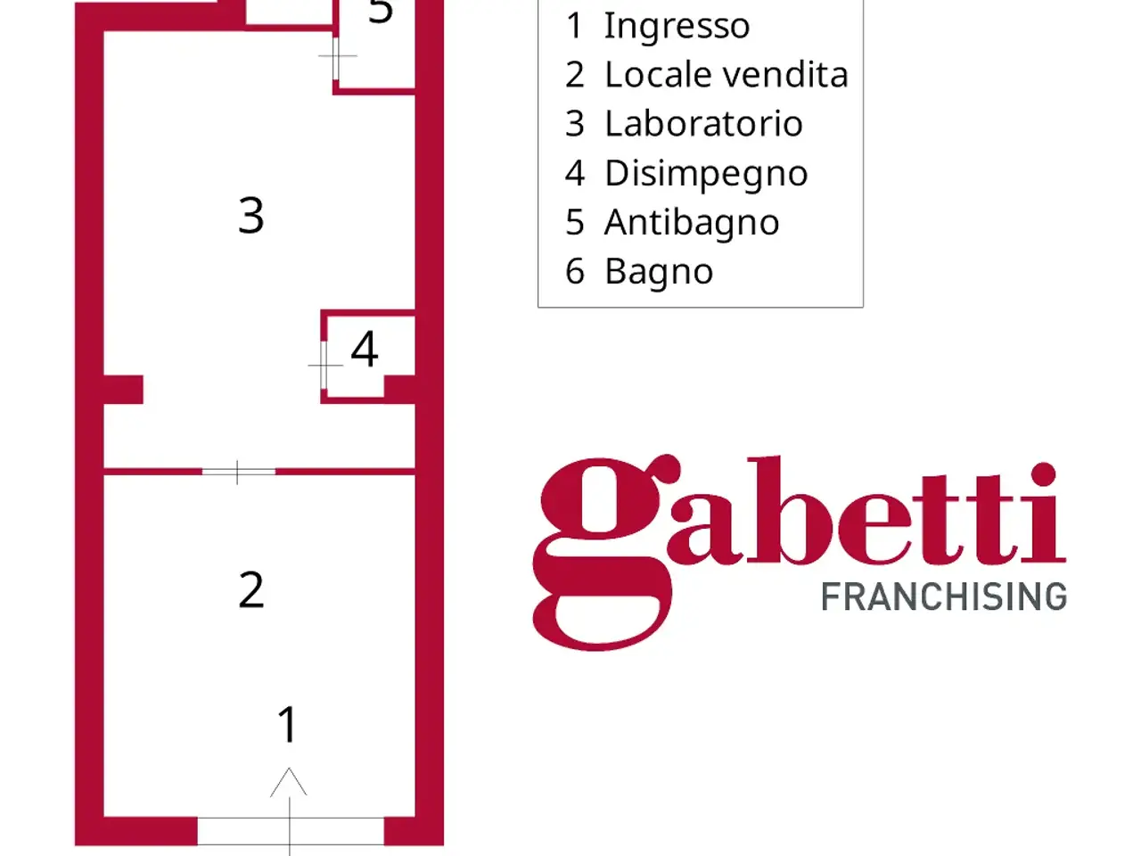 Negozio in Corso Giuseppe Garibaldi , Salerno, {3} - Planimetria 1