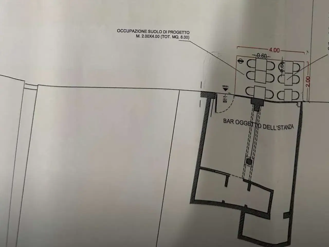 Bar in Strada Nova 2064, Venezia, {3} - Planimetria 1