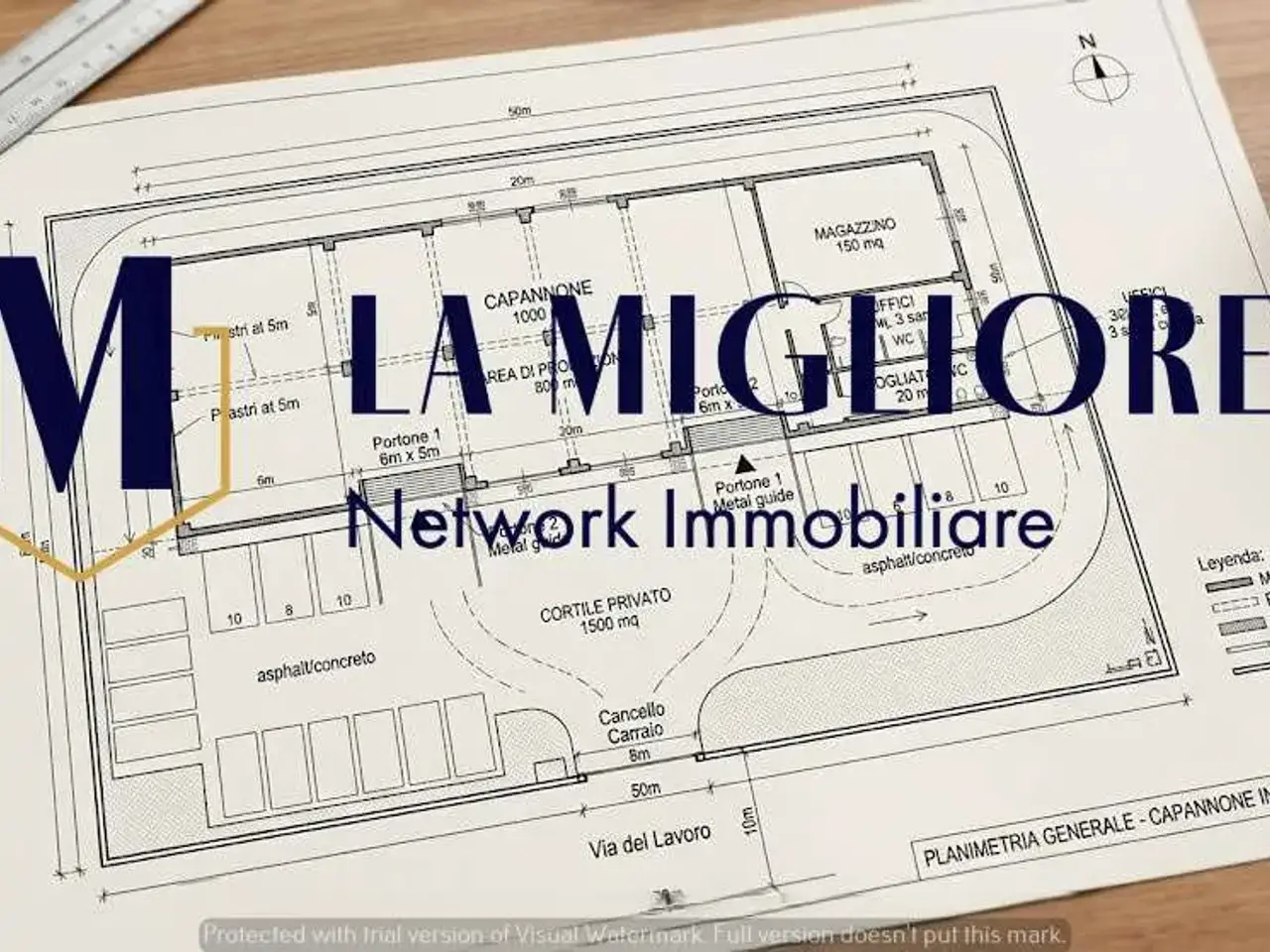 Capannone in , Quarrata, {3} - Planimetria 1