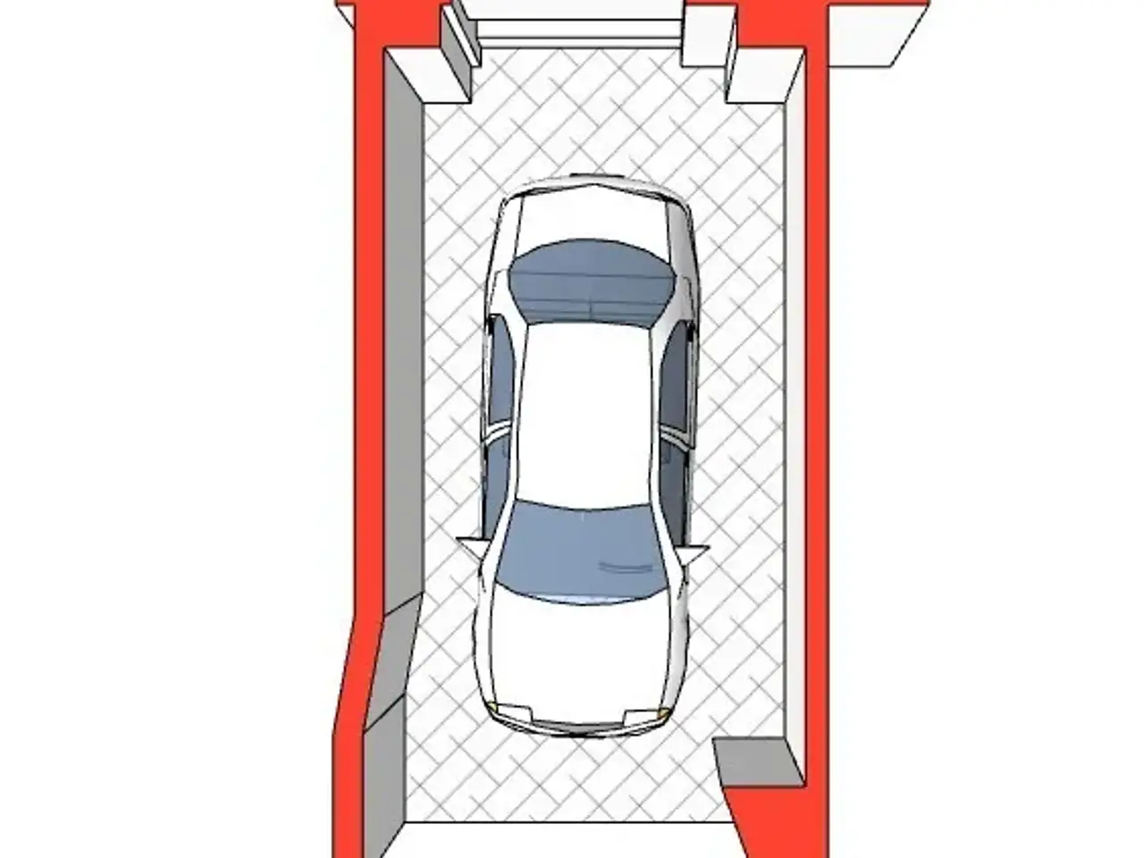 Parcheggio chiuso in Via Crimea 40 R, Genova, {3} - Planimetria 1