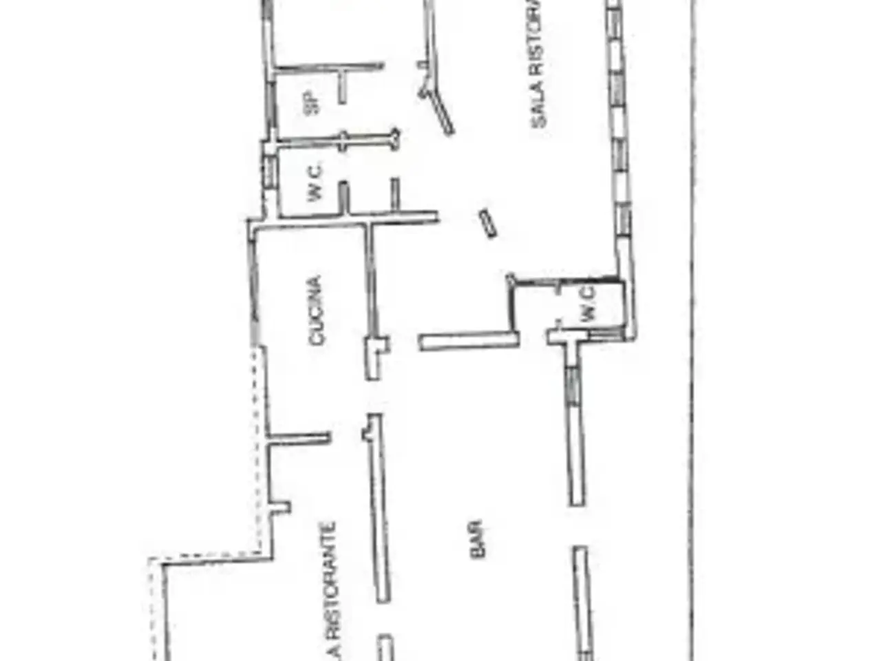 Negozio in Via Milite Ignoto 99, Taglio Di Po, {3} - Planimetria 1