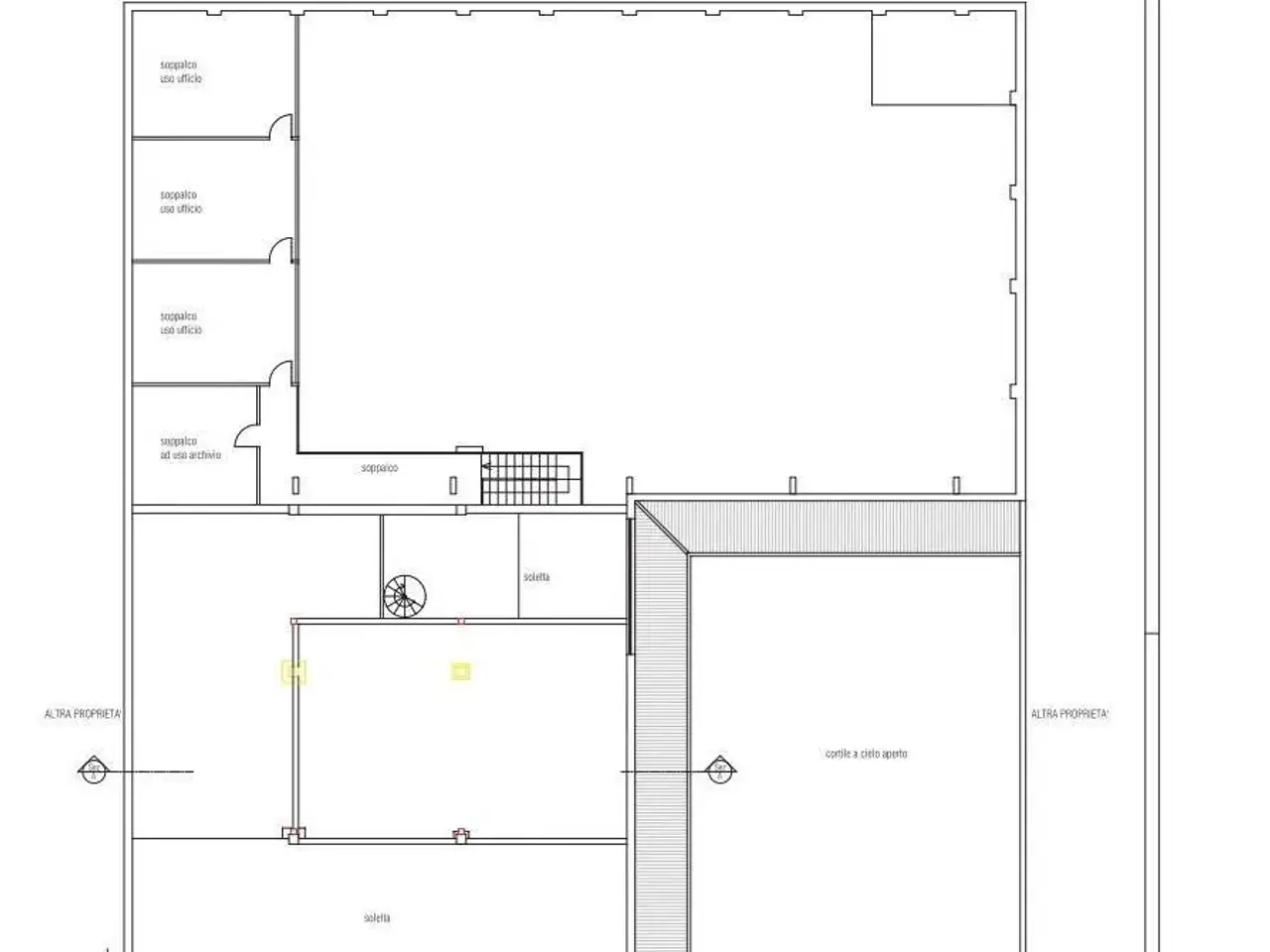 Capannone in , Sesto San Giovanni, {3} - Planimetria 1