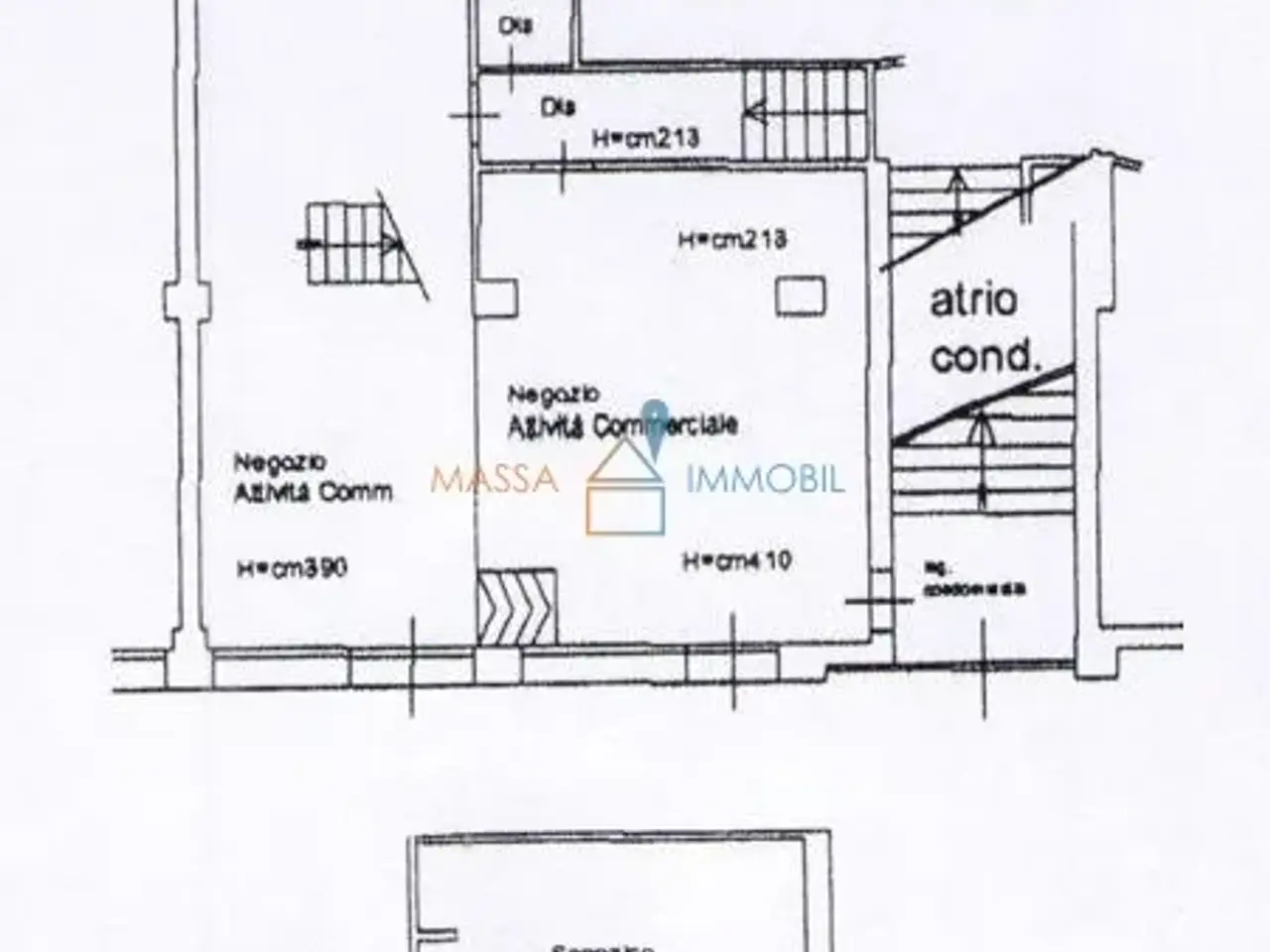 Negozio in Viale Stazione 15, Massa, {3} - Planimetria 1