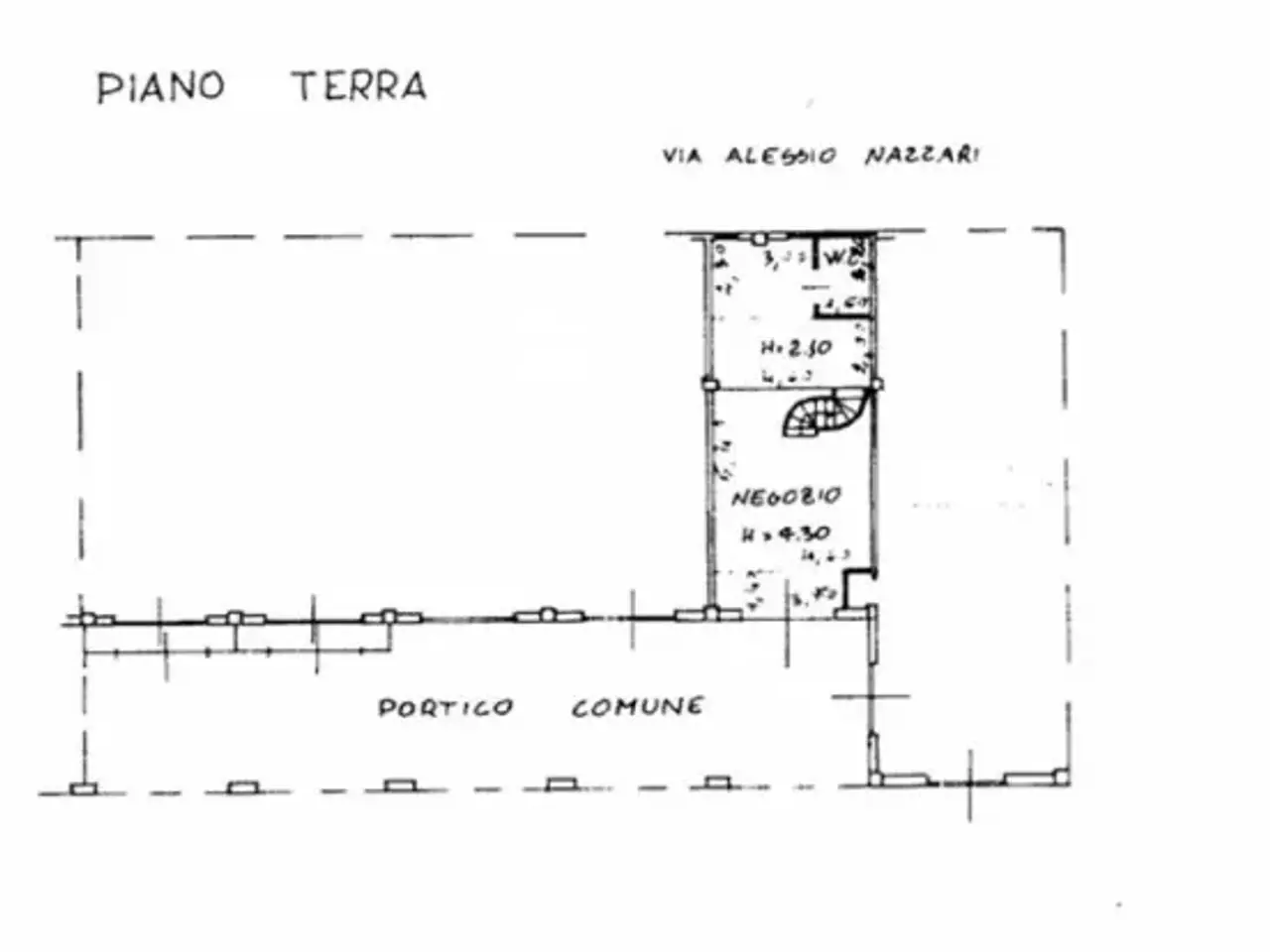 Negozio in Piazza Spada 9, Fiuggi, {3} - Planimetria 1