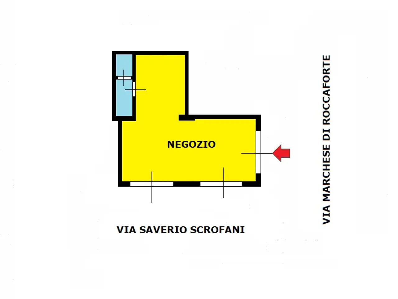 Negozio in Via Marchese di Roccaforte 13, Palermo, {3} - Foto 2
