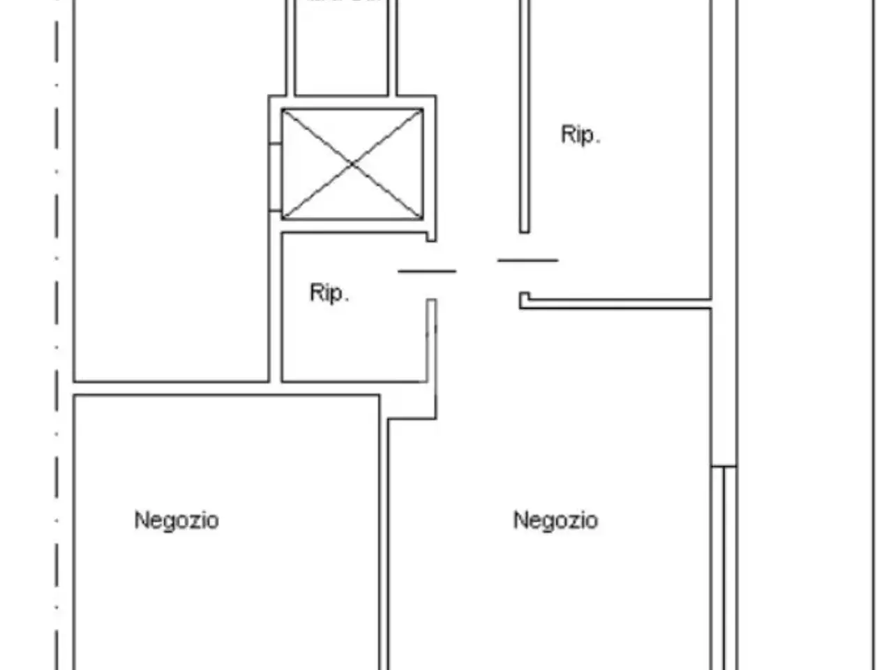 Negozio in Via Pisana 48, Scandicci, {3} - Planimetria 1