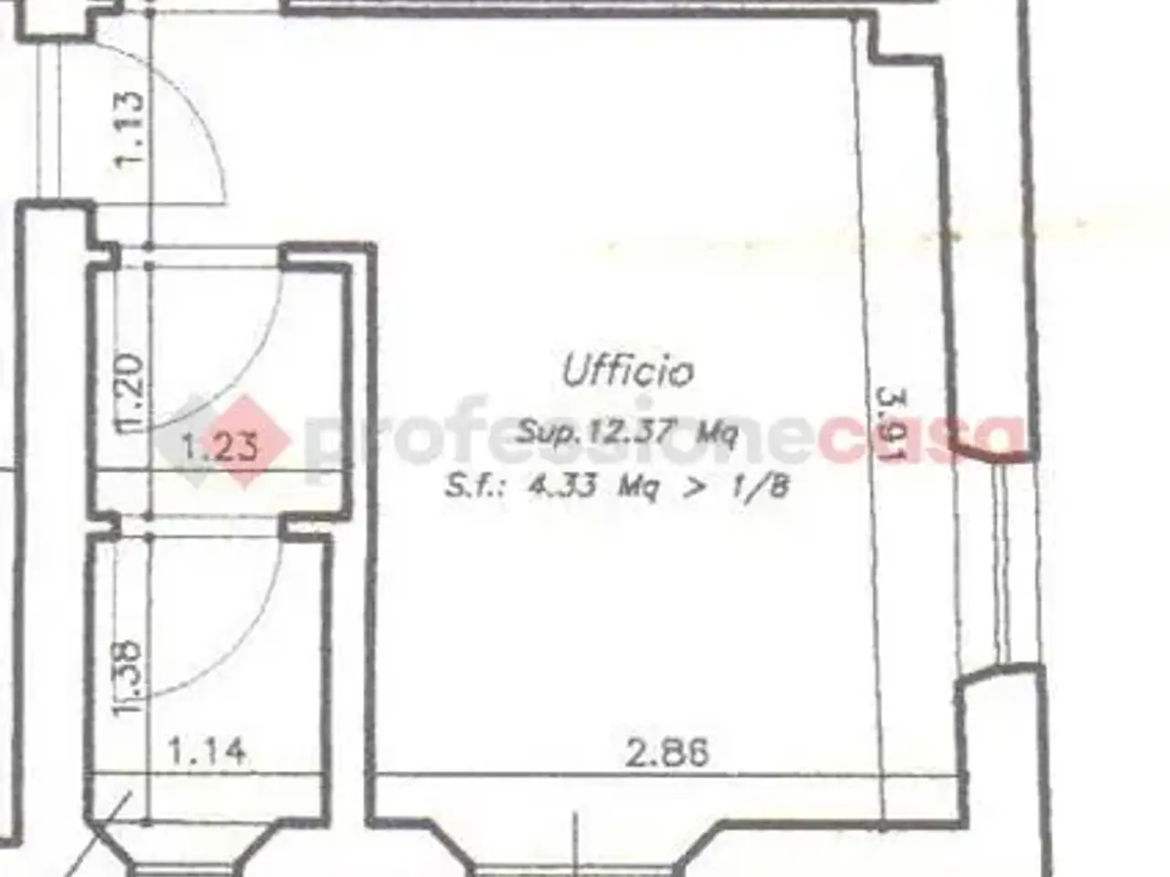 Ufficio in Via Sarzanese  2649, Lucca, {3} - Planimetria 1
